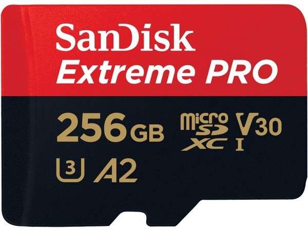SanDisk 256GB Extreme Pro microSDXC U3 V30 A2 170MB s Tarjetas